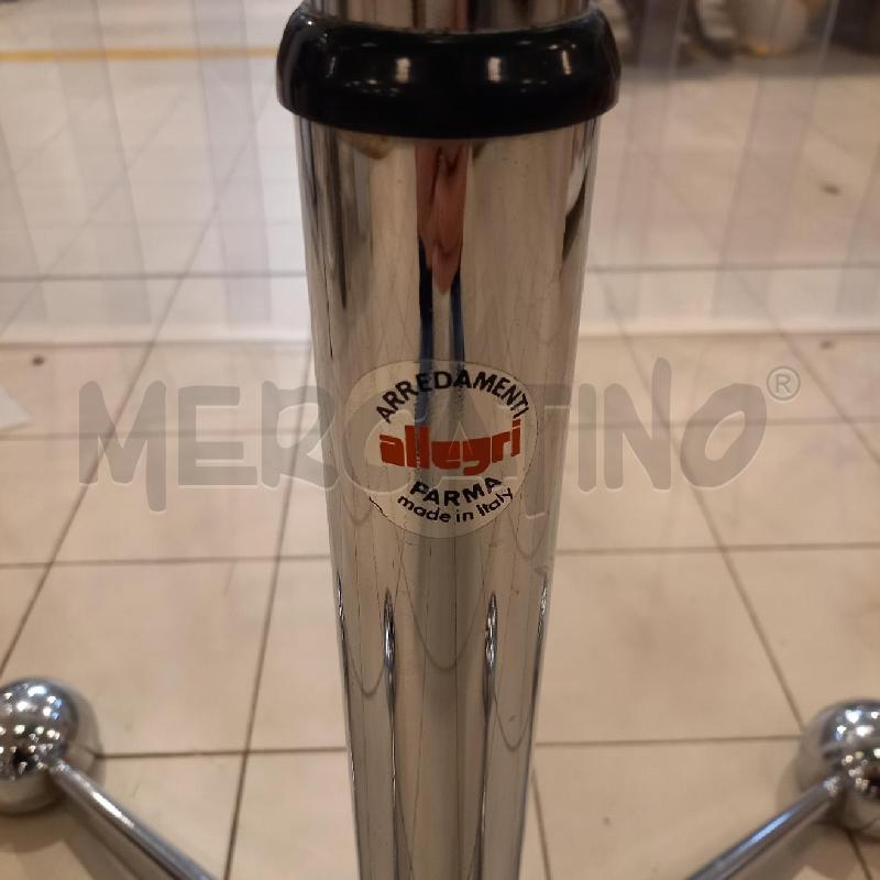 CARRELLO CROMATO ANNI 70 VETRO FUME' | Mercatino dell'Usato Bologna 3