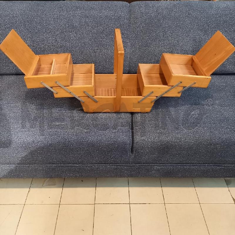 CESTINO DA CUCITO LEGNO GRANDE | Mercatino dell'Usato Bologna 2