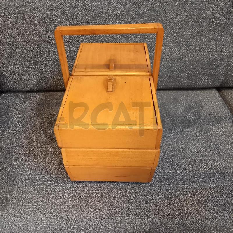 CESTINO DA CUCITO LEGNO GRANDE | Mercatino dell'Usato Bologna 4