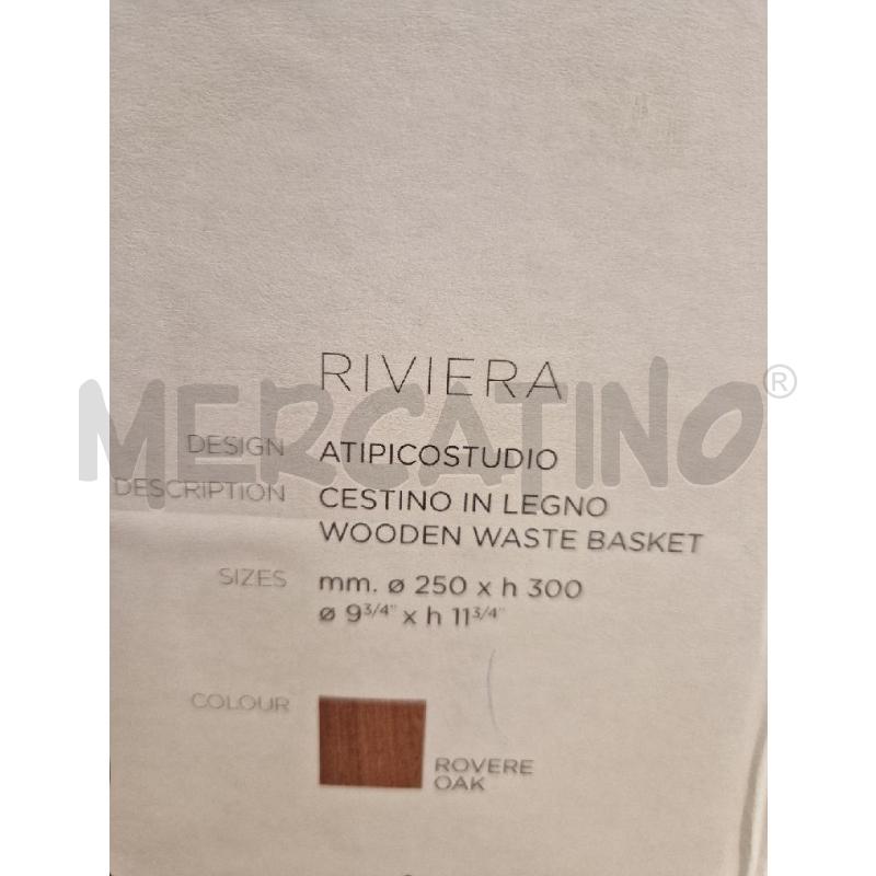 CESTINO PER CARTA RIVIERA ATIPICO | Mercatino dell'Usato Bologna 5