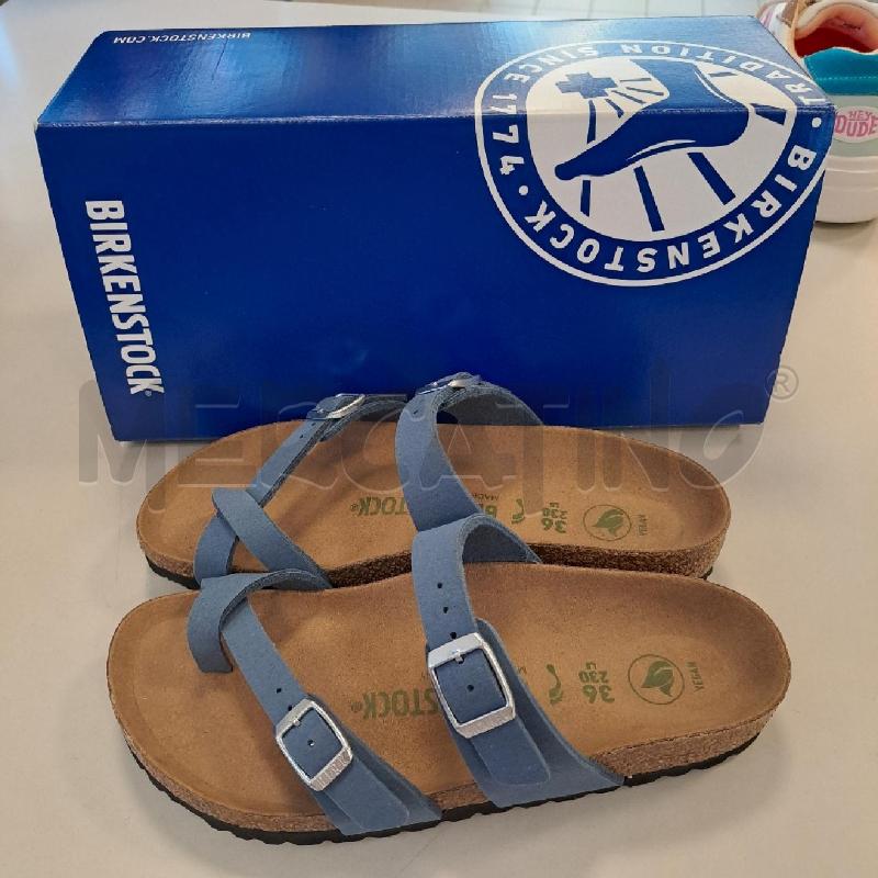 CIABATTE DONNA BIRKENSTOCK BLU | Mercatino dell'Usato Bologna 1