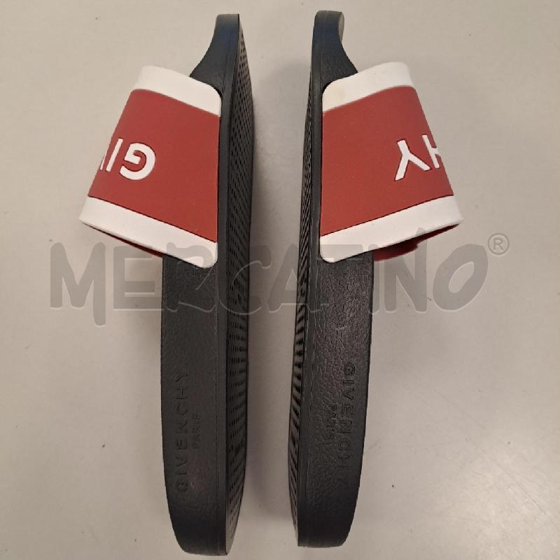CIABATTE GOMMA GIVENCHY NERO ROSSO BIANCO | Mercatino dell'Usato Bologna 5