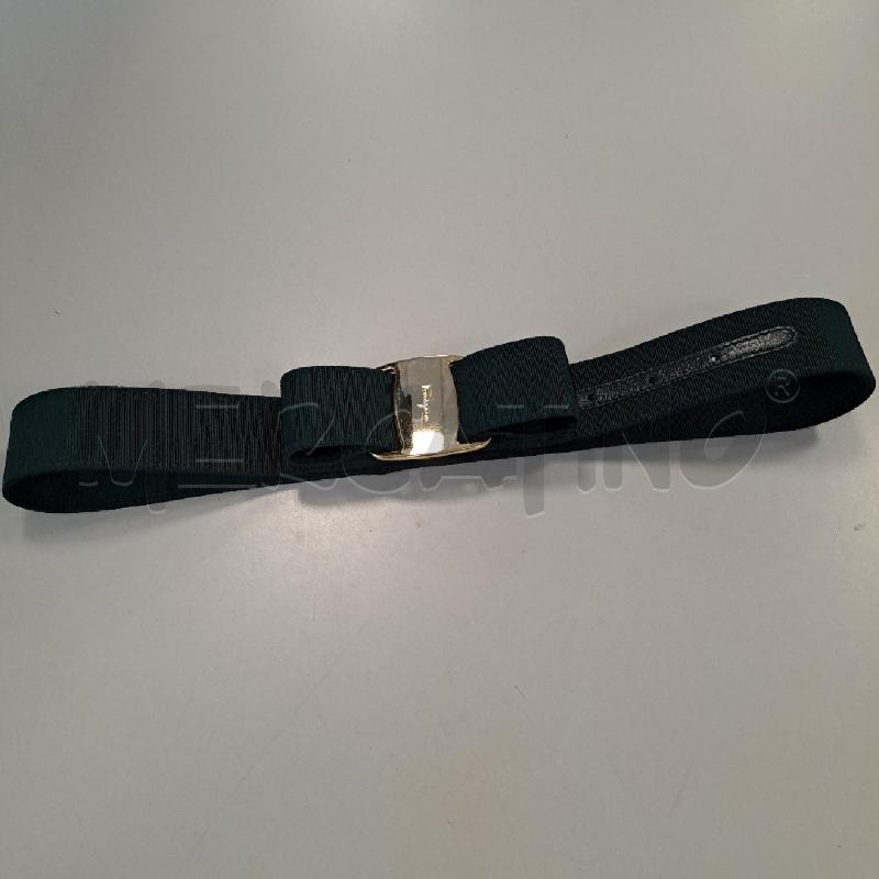 CINTURA DONNA FERRAGAMO FIOCCO VERDE  | Mercatino dell'Usato Bologna 1