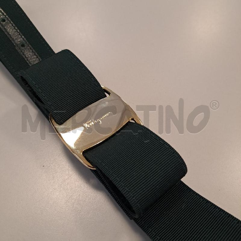 CINTURA DONNA FERRAGAMO FIOCCO VERDE  | Mercatino dell'Usato Bologna 2
