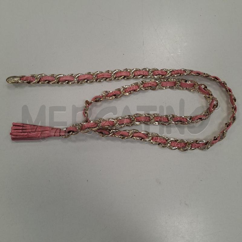 CINTURA DONNA MAX MARA ROSA ANTICO CATENA NAPPINA | Mercatino dell'Usato Bologna 1