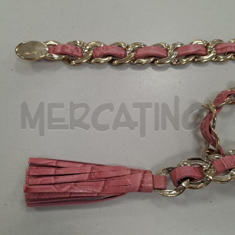 CINTURA DONNA MAX MARA ROSA ANTICO CATENA NAPPINA | Mercatino dell'Usato Bologna 3