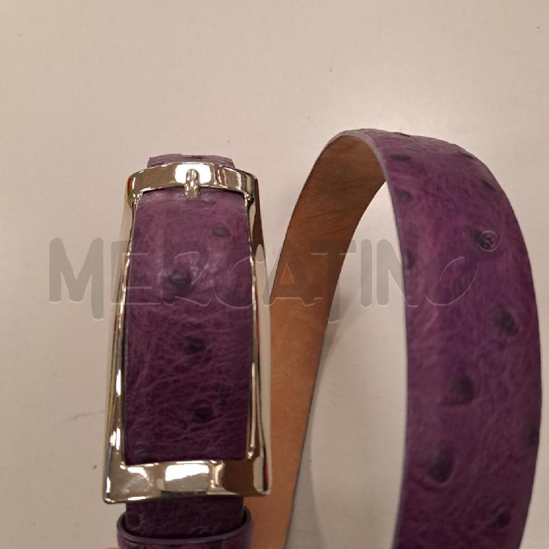 CINTURA DONNA ORCIANI VIOLA STRUZZO | Mercatino dell'Usato Bologna 2