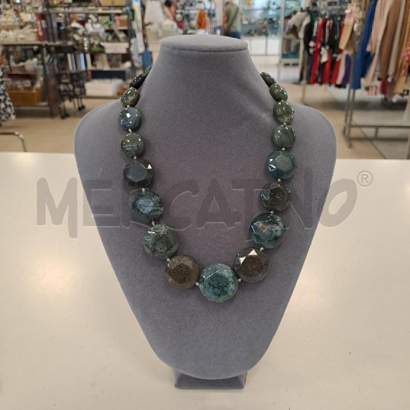 COLLANA AGATA MUSCHIATA  | Mercatino dell'Usato Bologna 1