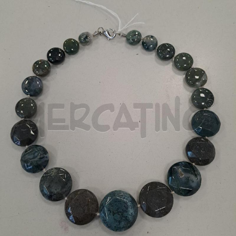 COLLANA AGATA MUSCHIATA  | Mercatino dell'Usato Bologna 4