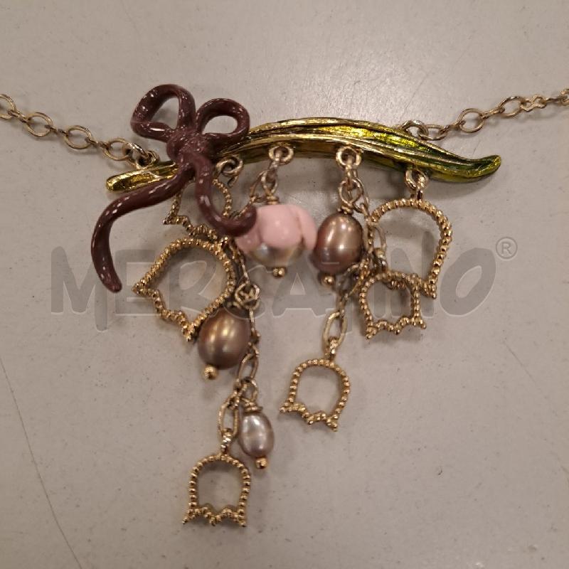 COLLANA CIONDOLINI FLOREALI | Mercatino dell'Usato Bologna 3