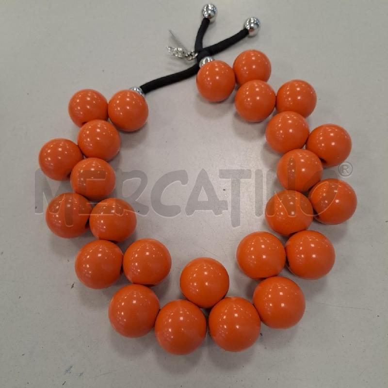 COLLANA MIRTA BIJOUX ARANCIO | Mercatino dell'Usato Bologna 1