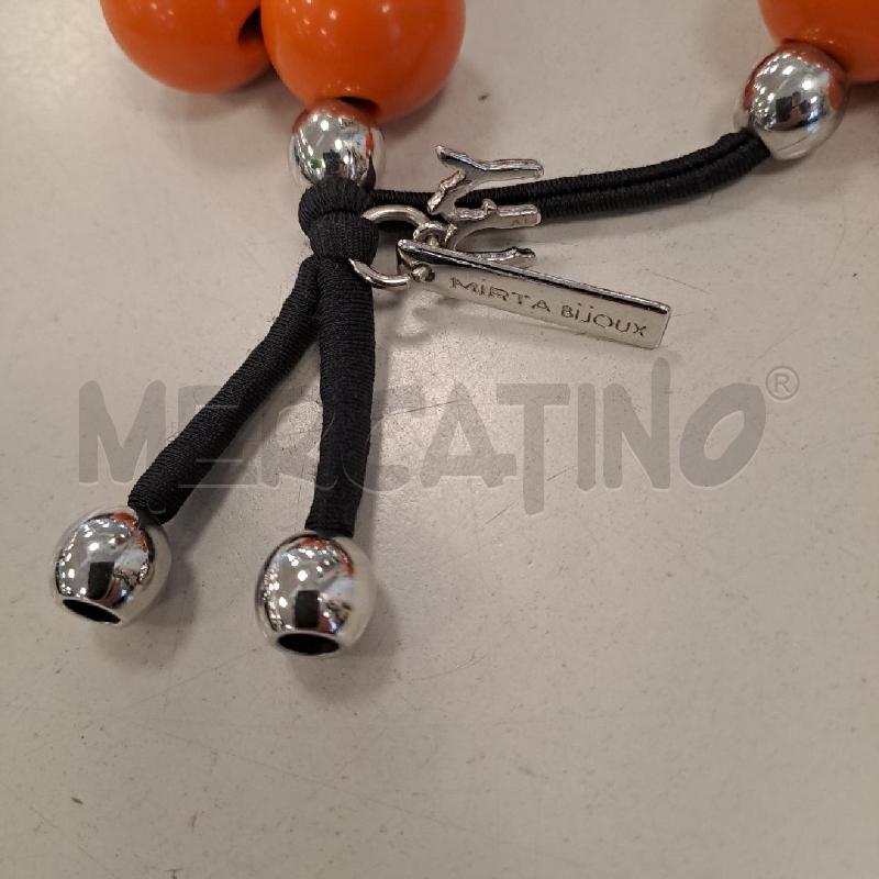 COLLANA MIRTA BIJOUX ARANCIO | Mercatino dell'Usato Bologna 3