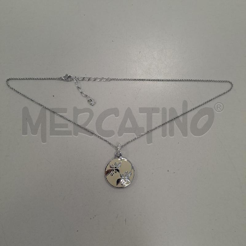 COLLANA SWAROVSKI CONDOLO CIGNI REVERSE CON SMALTO | Mercatino dell'Usato Bologna 1