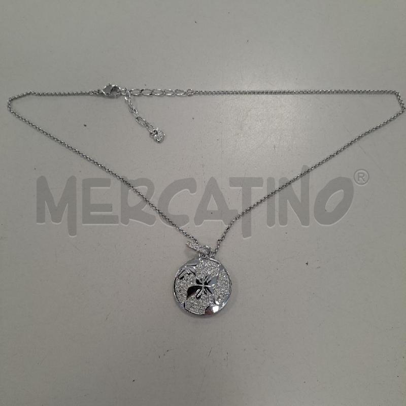 COLLANA SWAROVSKI CONDOLO CIGNI REVERSE CON SMALTO | Mercatino dell'Usato Bologna 2