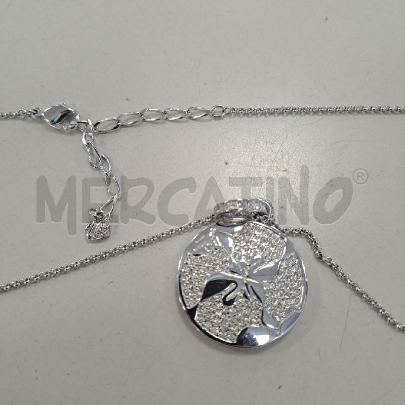 COLLANA SWAROVSKI CONDOLO CIGNI REVERSE CON SMALTO | Mercatino dell'Usato Bologna 3