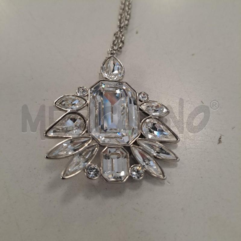 COLLANA SWAROVSKI CONDOLO CRISTALLO  | Mercatino dell'Usato Bologna 4