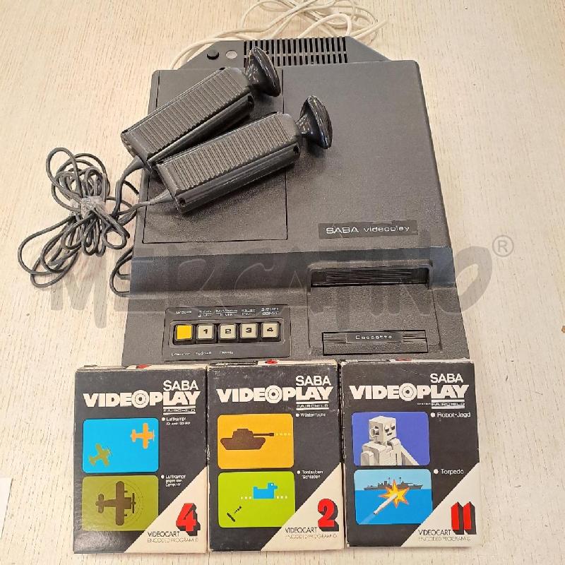 CONSOLLE SABA VIDEOPLAY FAIRCHILD + 3 GIOCHI | Mercatino dell'Usato Bologna 1