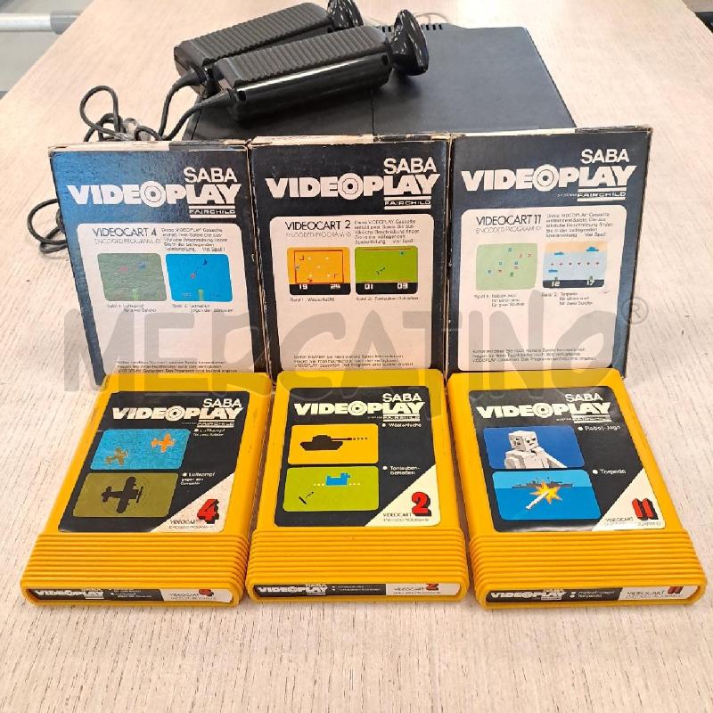 CONSOLLE SABA VIDEOPLAY FAIRCHILD + 3 GIOCHI | Mercatino dell'Usato Bologna 2