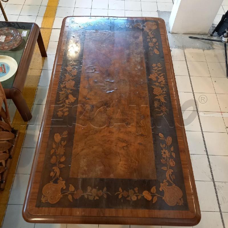 CONSOLLE VECCHIA CON INTARSI | Mercatino dell'Usato Bologna 2