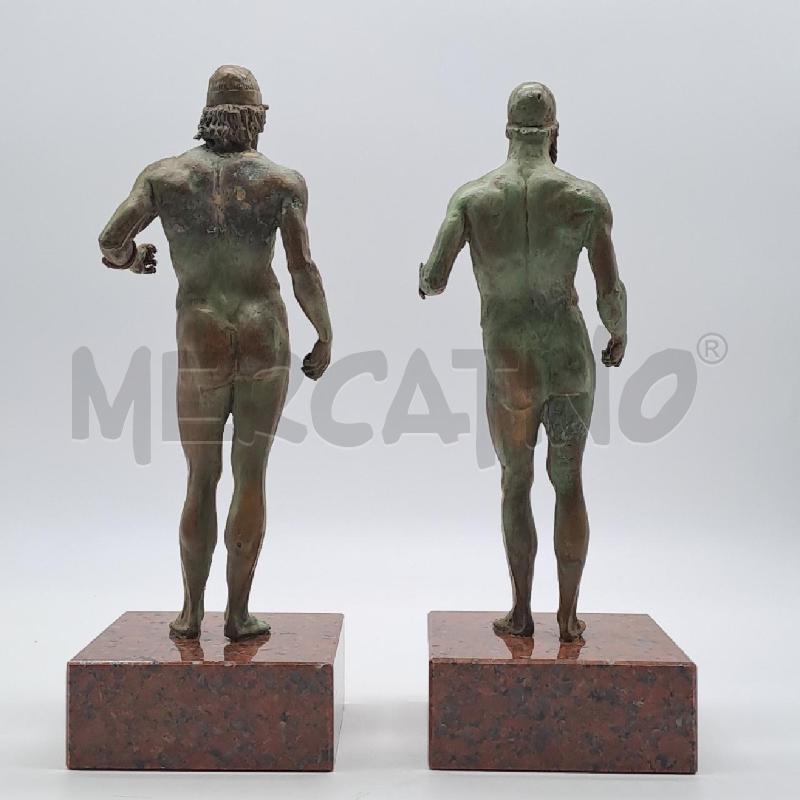 COPPIA GUERRIERI DI RIACE IN BRONZO   INTERCOINS  | Mercatino dell'Usato Bologna 4