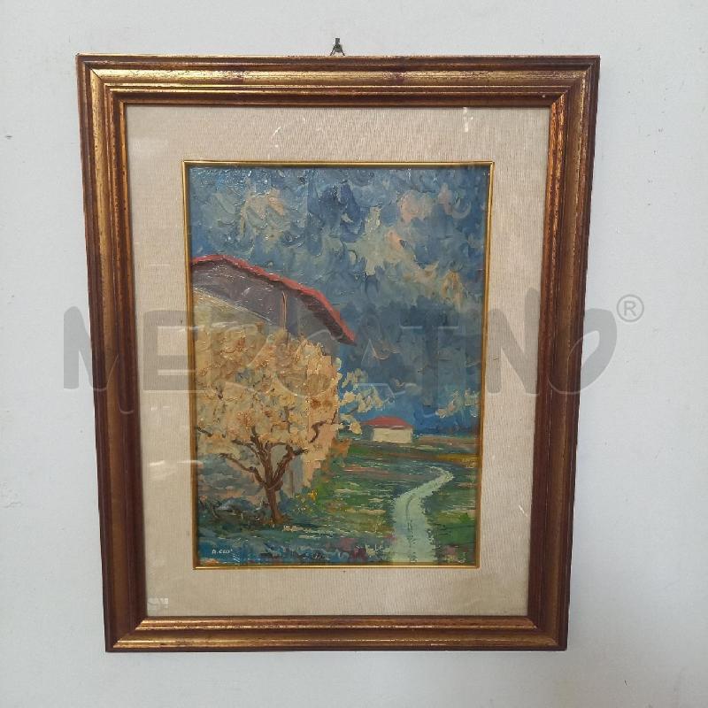 CORNICE DPINTO CASE CON VIALETTO ALBERO BIANCO  | Mercatino dell'Usato Bologna 1
