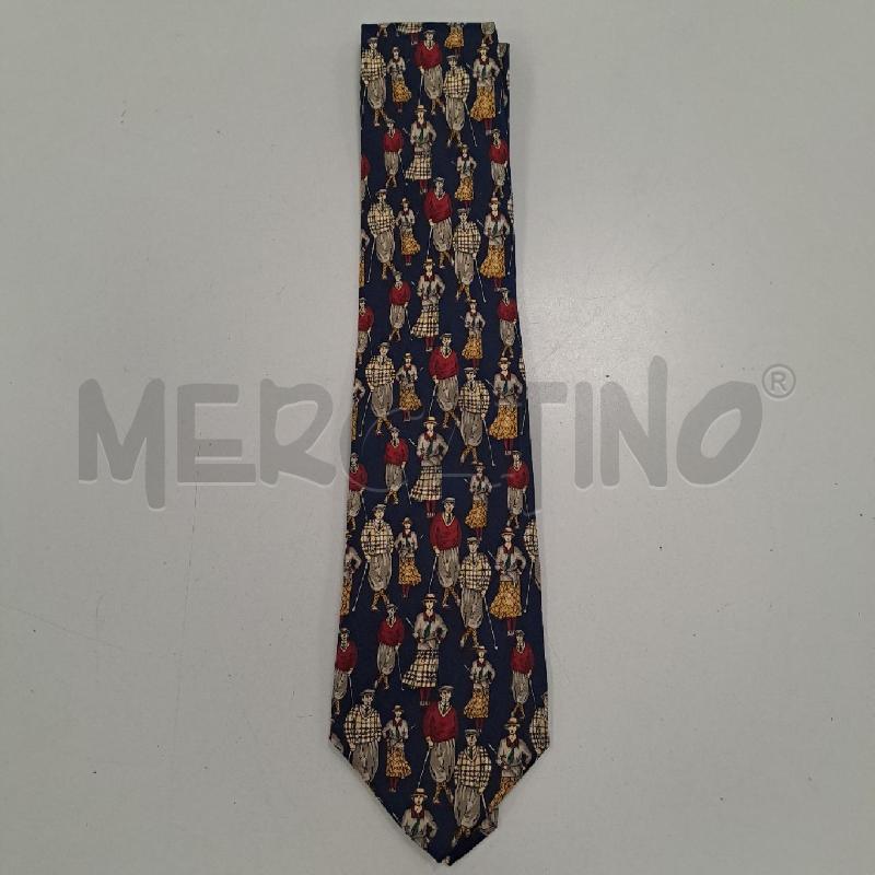 CRAVATTA BURBERRY BLU GOLF | Mercatino dell'Usato Bologna 1
