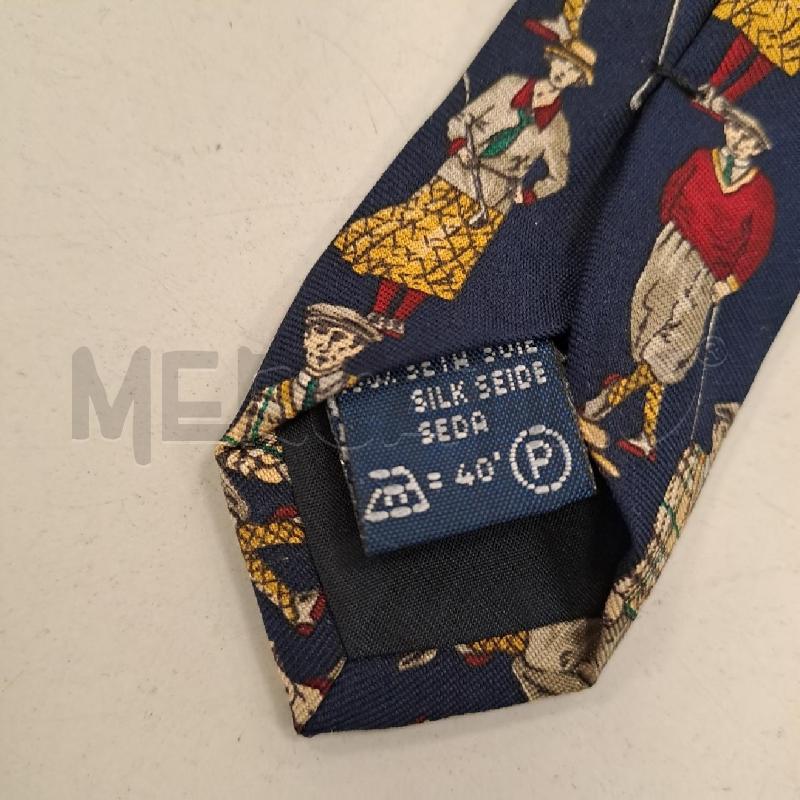 CRAVATTA BURBERRY BLU GOLF | Mercatino dell'Usato Bologna 3