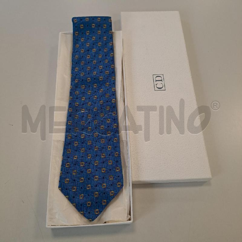 CRAVATTA CHRISTIAN DIOR BLUETTE | Mercatino dell'Usato Bologna 1