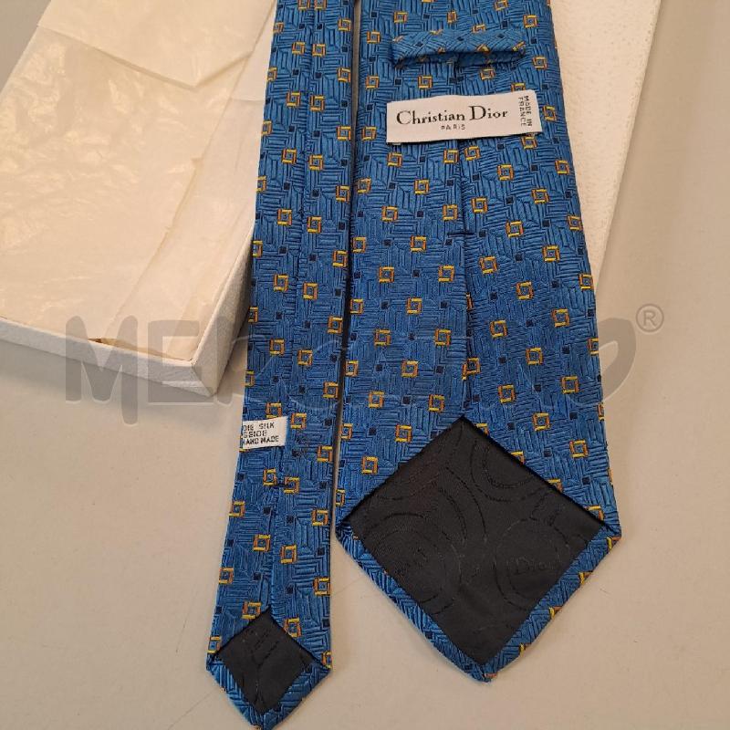 CRAVATTA CHRISTIAN DIOR BLUETTE | Mercatino dell'Usato Bologna 2