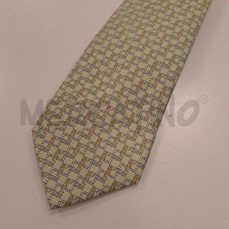 CRAVATTA FENDI VERDINO | Mercatino dell'Usato Bologna 1