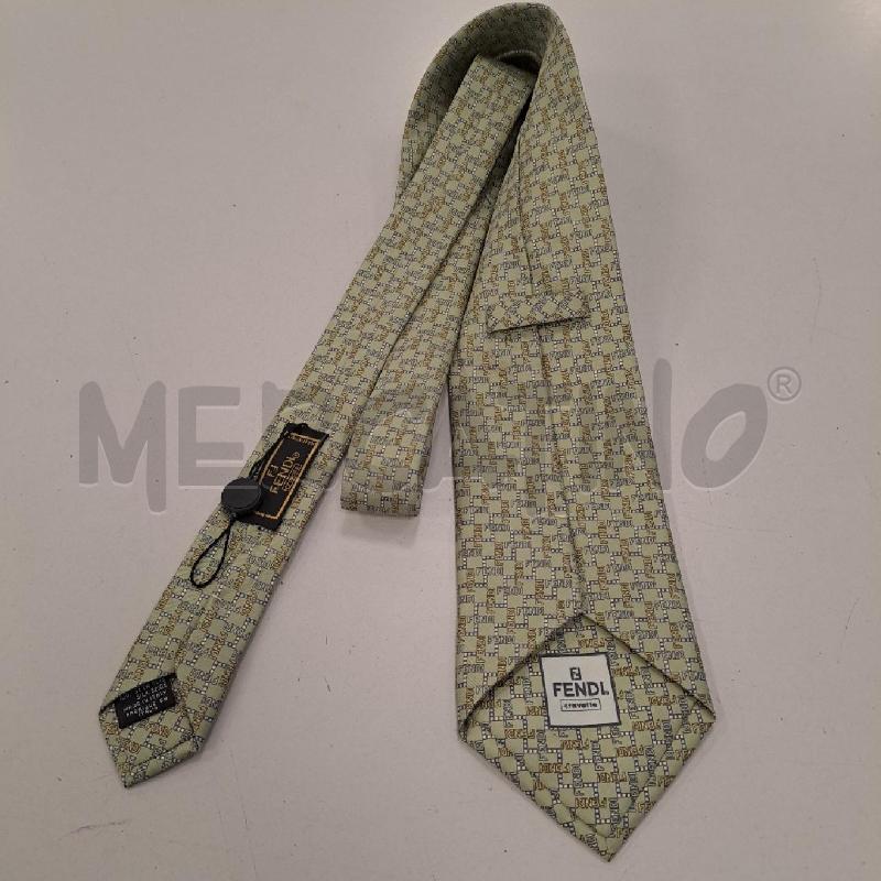 CRAVATTA FENDI VERDINO | Mercatino dell'Usato Bologna 3