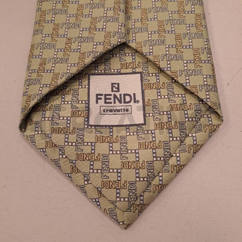 CRAVATTA FENDI VERDINO | Mercatino dell'Usato Bologna 4