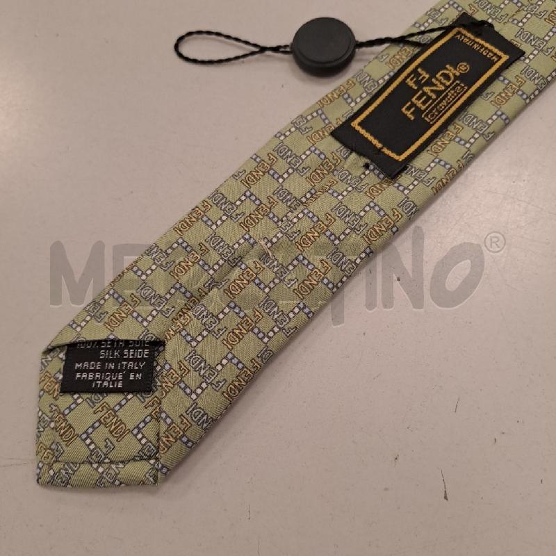 CRAVATTA FENDI VERDINO | Mercatino dell'Usato Bologna 5