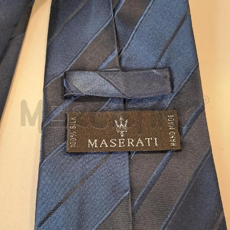 CRAVATTA MASERATI SETA BLU  | Mercatino dell'Usato Bologna 3