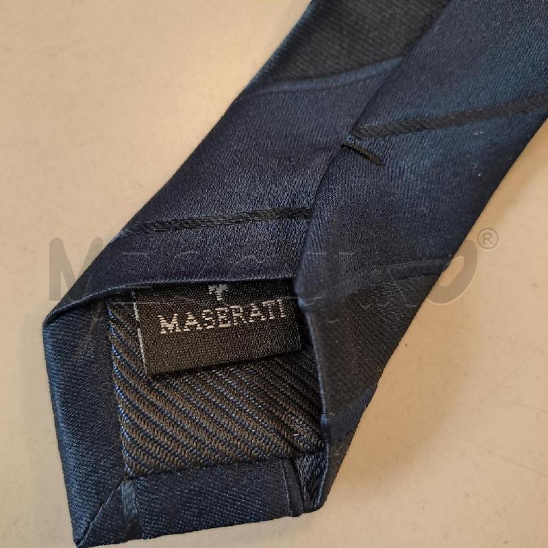 CRAVATTA MASERATI SETA BLU  | Mercatino dell'Usato Bologna 4