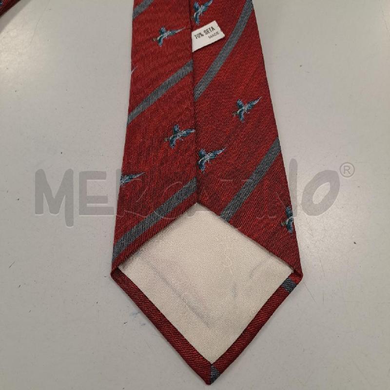 CRAVATTA YSL PARIS BORDEAUX GRIGIO SETA E LINO | Mercatino dell'Usato Bologna 2