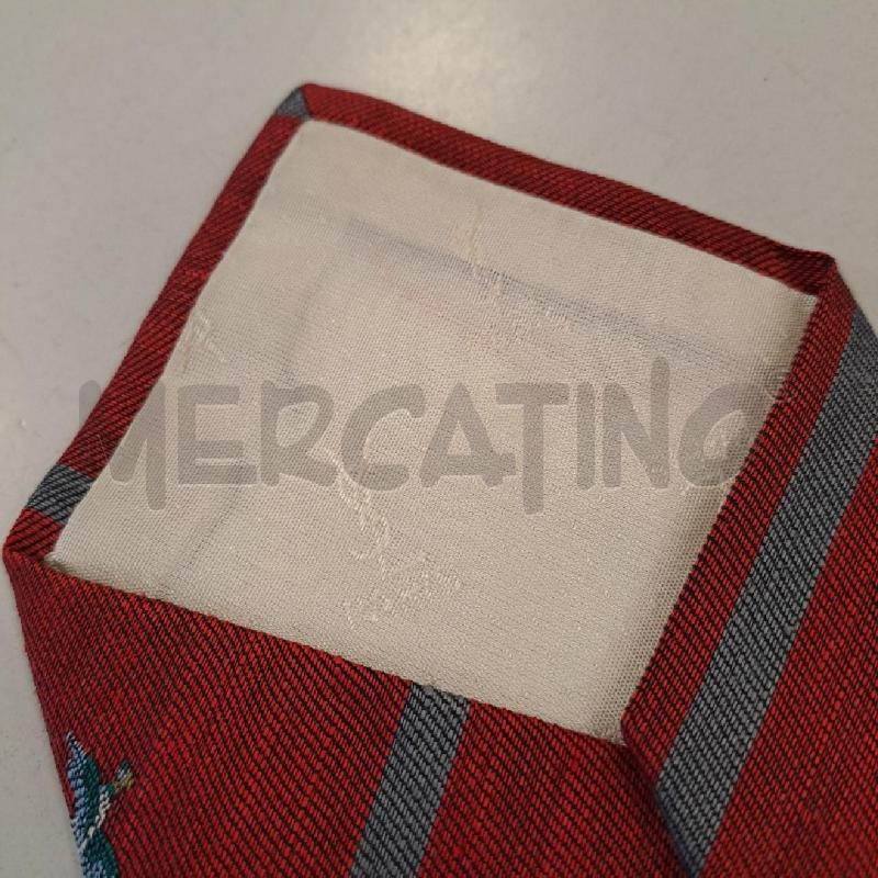 CRAVATTA YSL PARIS BORDEAUX GRIGIO SETA E LINO | Mercatino dell'Usato Bologna 3