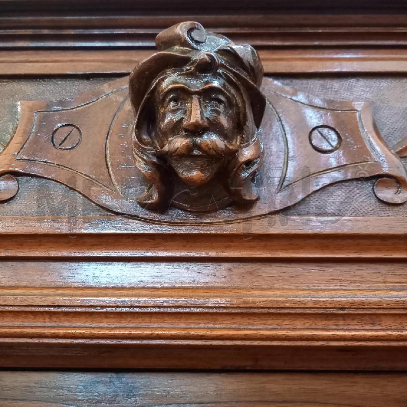 CREDENZA DOPPIO CORPO STILE BOLOGNESE | Mercatino dell'Usato Bologna 3