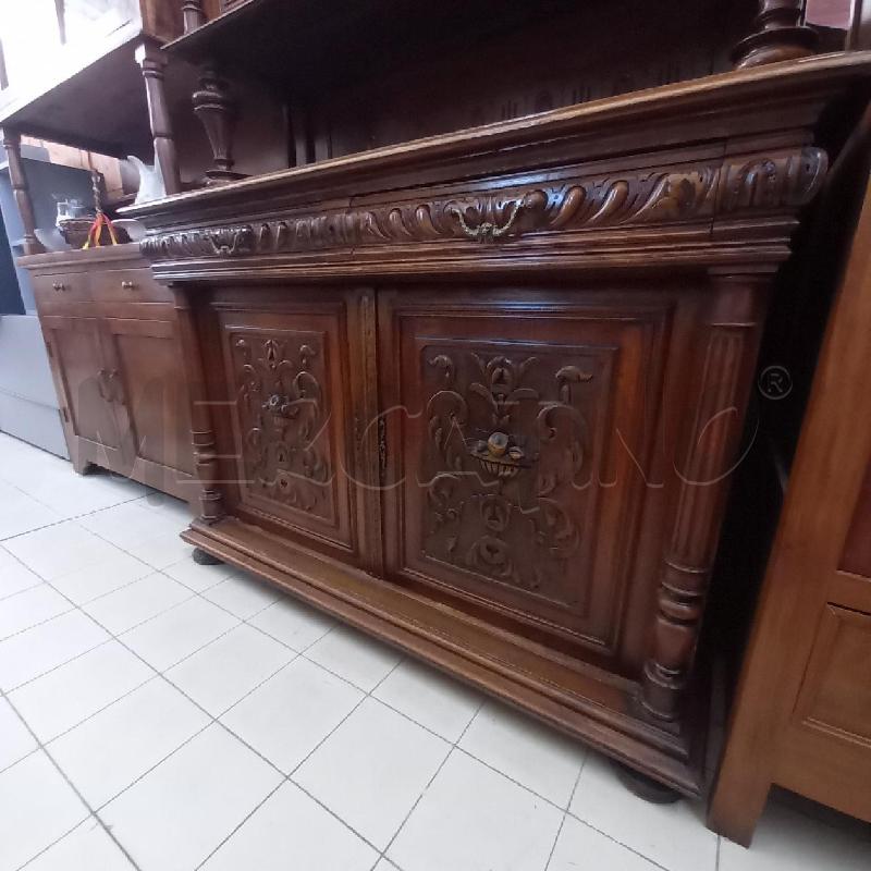 CREDENZA DOPPIO CORPO STILE BOLOGNESE | Mercatino dell'Usato Bologna 4