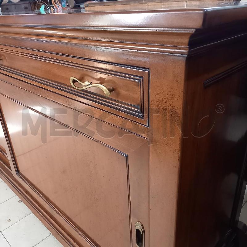 CREDENZA LEGNO 2 ANTE SCORREVOLI + 2 CASSETTI | Mercatino dell'Usato Bologna 4