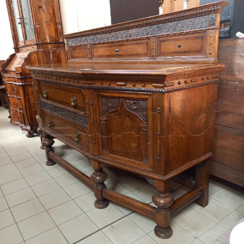 CREDENZA LEGNO CON ALZATA 2 CASSETTI + 2 ANTE | Mercatino dell'Usato Bologna 2