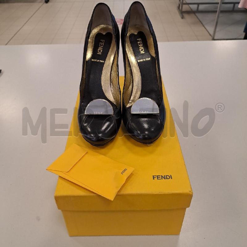 DECOLLETE FENDI NERO SPECCHIETTO | Mercatino dell'Usato Bologna 1