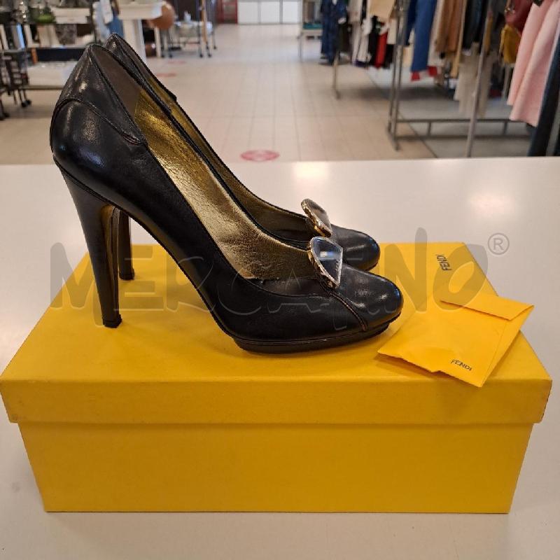 DECOLLETE FENDI NERO SPECCHIETTO | Mercatino dell'Usato Bologna 2