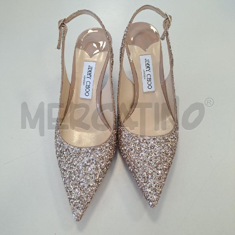DECOLLETE JIMMY CHOO BRILL BEIGE SLINGBACK | Mercatino dell'Usato Bologna 2