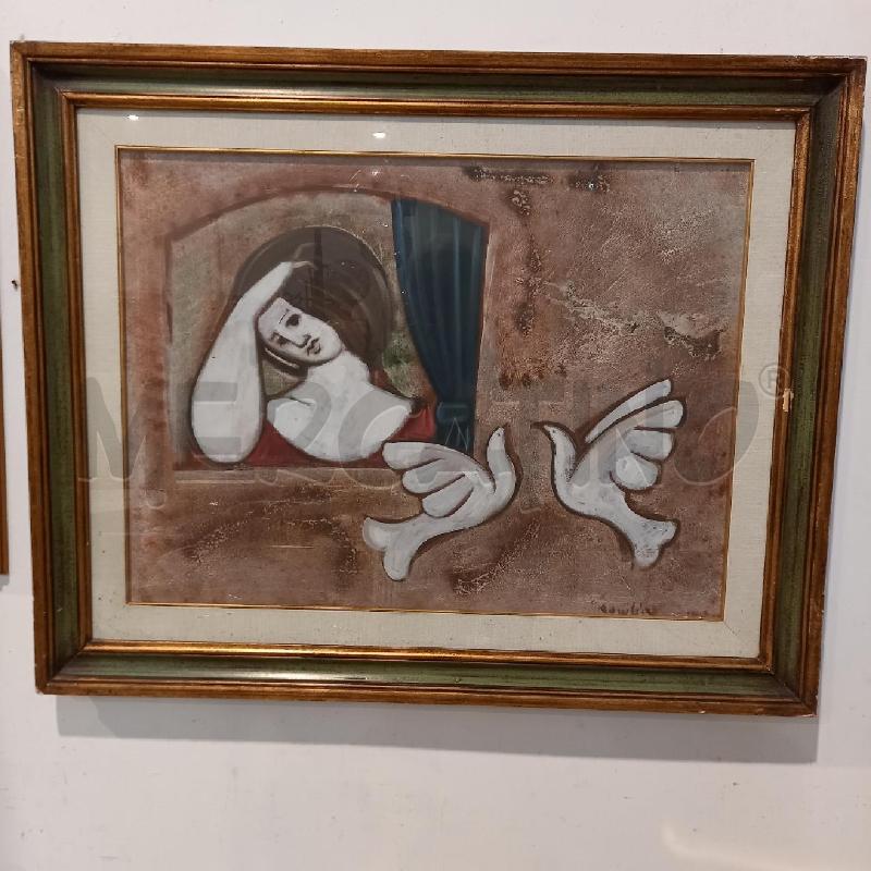 DONNA CON COLOMBE | Mercatino dell'Usato Bologna 1