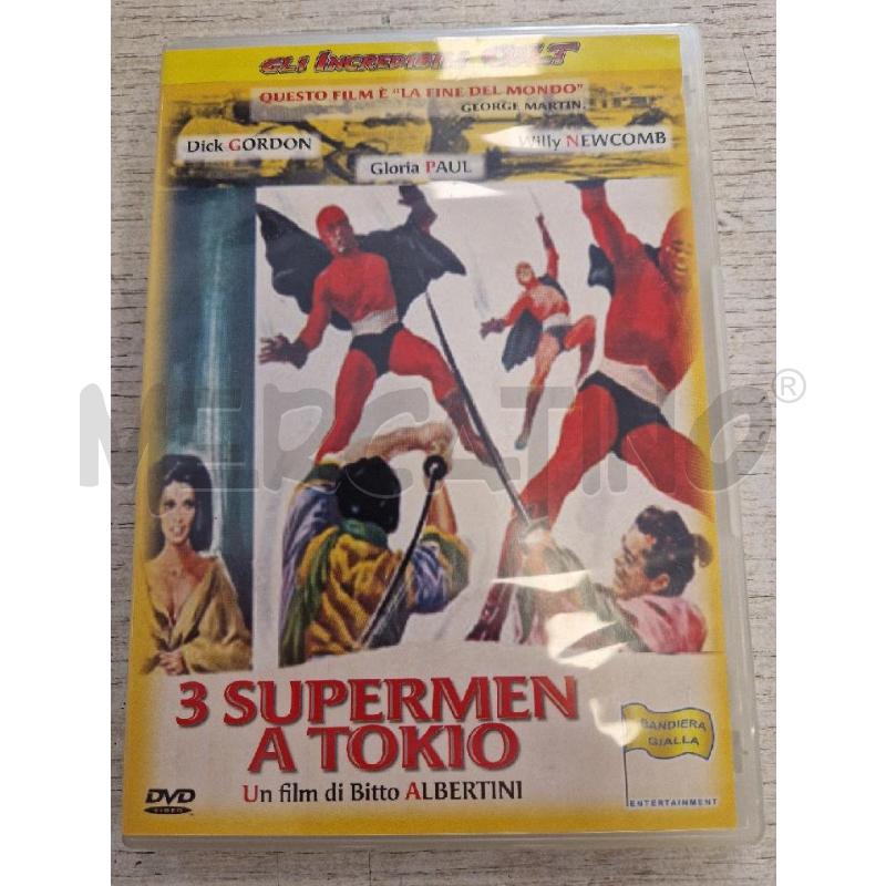 DVD 3 SUPERMEN A TOKIO | Mercatino dell'Usato Bologna 1