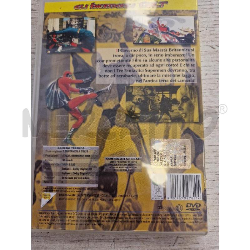 DVD 3 SUPERMEN A TOKIO | Mercatino dell'Usato Bologna 2