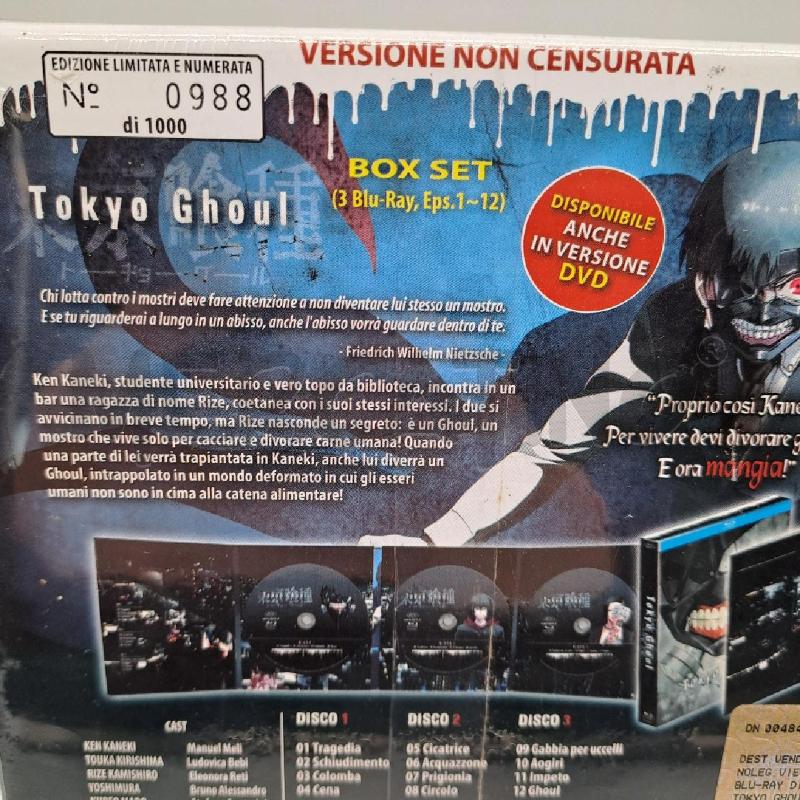DVD BOX TOKYO GHOUL | Mercatino dell'Usato Bologna 4