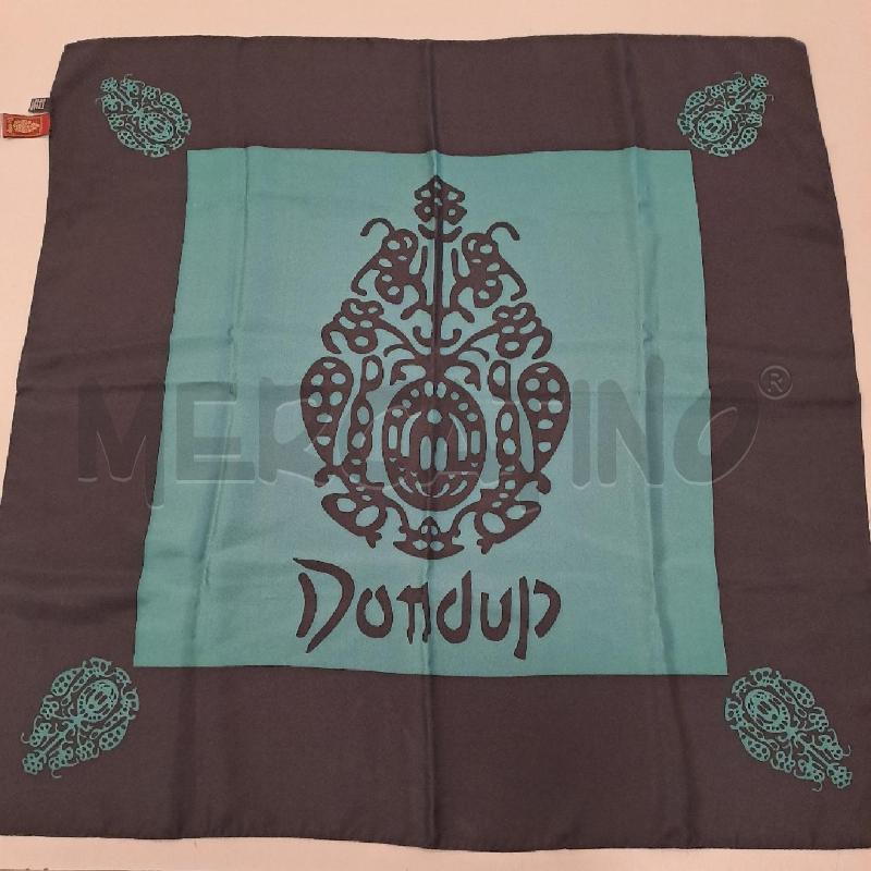 FOULARD DONDUP SETA VERDE NERO | Mercatino dell'Usato Bologna 1