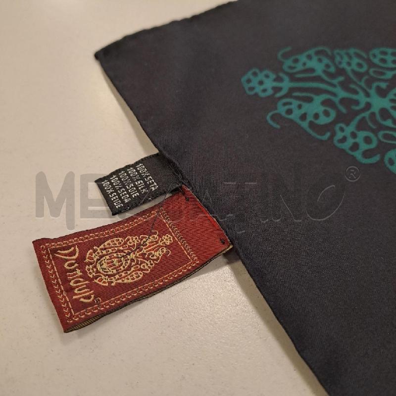 FOULARD DONDUP SETA VERDE NERO | Mercatino dell'Usato Bologna 2